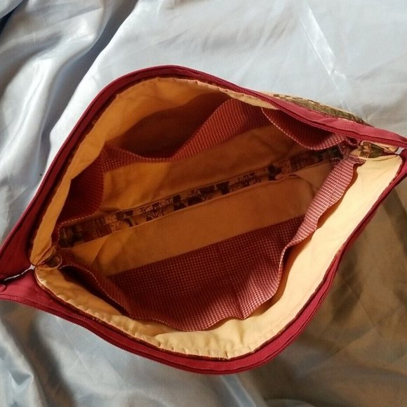 Pouch Bag Boho Retro Colorful Talon Zipper Wallet Makeup Travel Accessory Cute - Picture 13 of 16